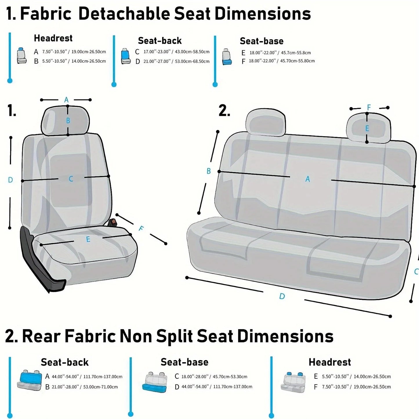 PrimeMotors Universal Car Seat Covers | Anti-Slip, Breathable, All-Season Protection