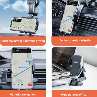 PrimeMotors Anti-Slip Dashboard Phone Mount | Universal Car Phone Holder