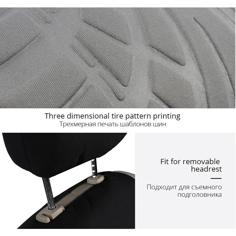 PrimeMotors Universal Car Seat Covers | Anti-Slip, Breathable, All-Season Protection
