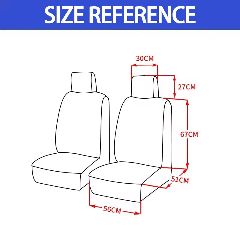 PrimeMotors Universal Car Seat Covers | Anti-Slip, Breathable, All-Season Protection