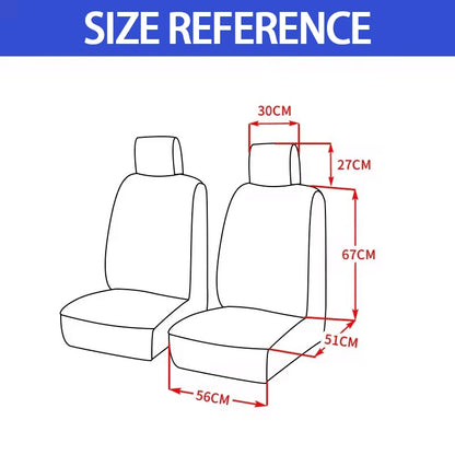 PrimeMotors Universal Car Seat Covers | Anti-Slip, Breathable, All-Season Protection