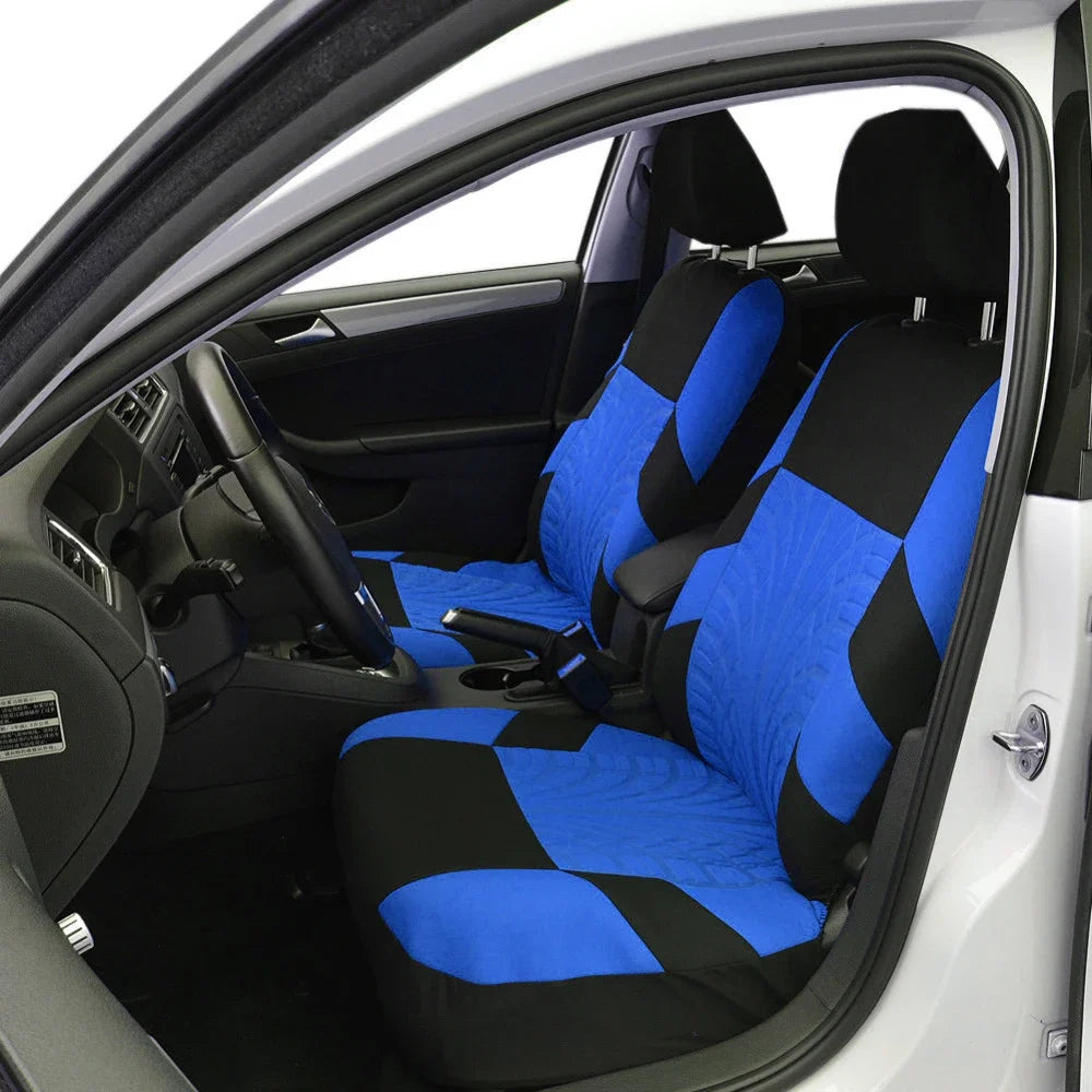 PrimeMotors Universal Car Seat Covers | Anti-Slip, Breathable, All-Season Protection