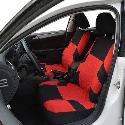 PrimeMotors Universal Car Seat Covers | Anti-Slip, Breathable, All-Season Protection
