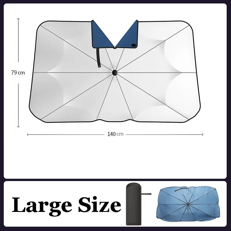 Car Windshield Sun Shade Umbrella 360° Rotation