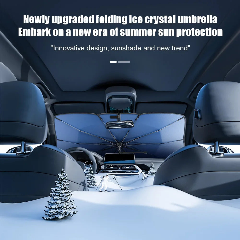 Car Windshield Sun Shade Umbrella 360° Rotation