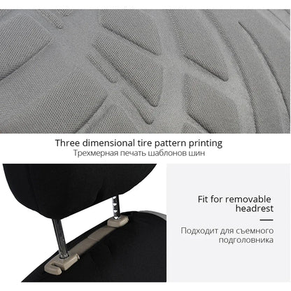 PrimeMotors Universal Car Seat Covers | Anti-Slip, Breathable, All-Season Protection