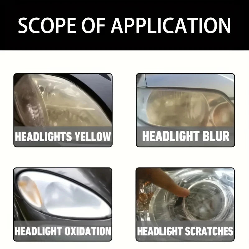 PrimeMotors Headlight Polishing Restore Kit