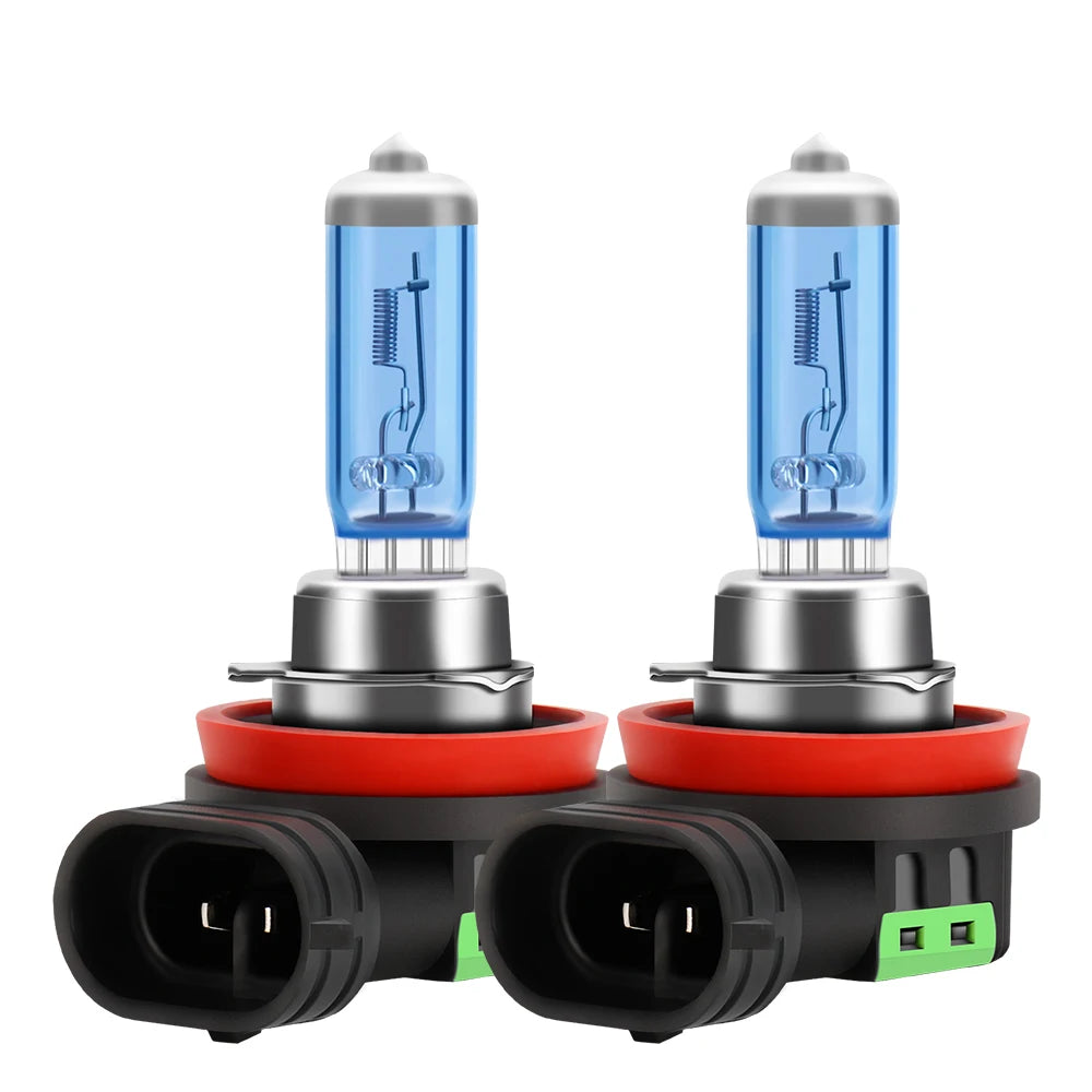 PrimeMotors Super White Halogen Bulb 6000K White Car Headlight