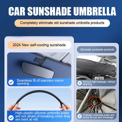Car Windshield Sun Shade Umbrella 360° Rotation