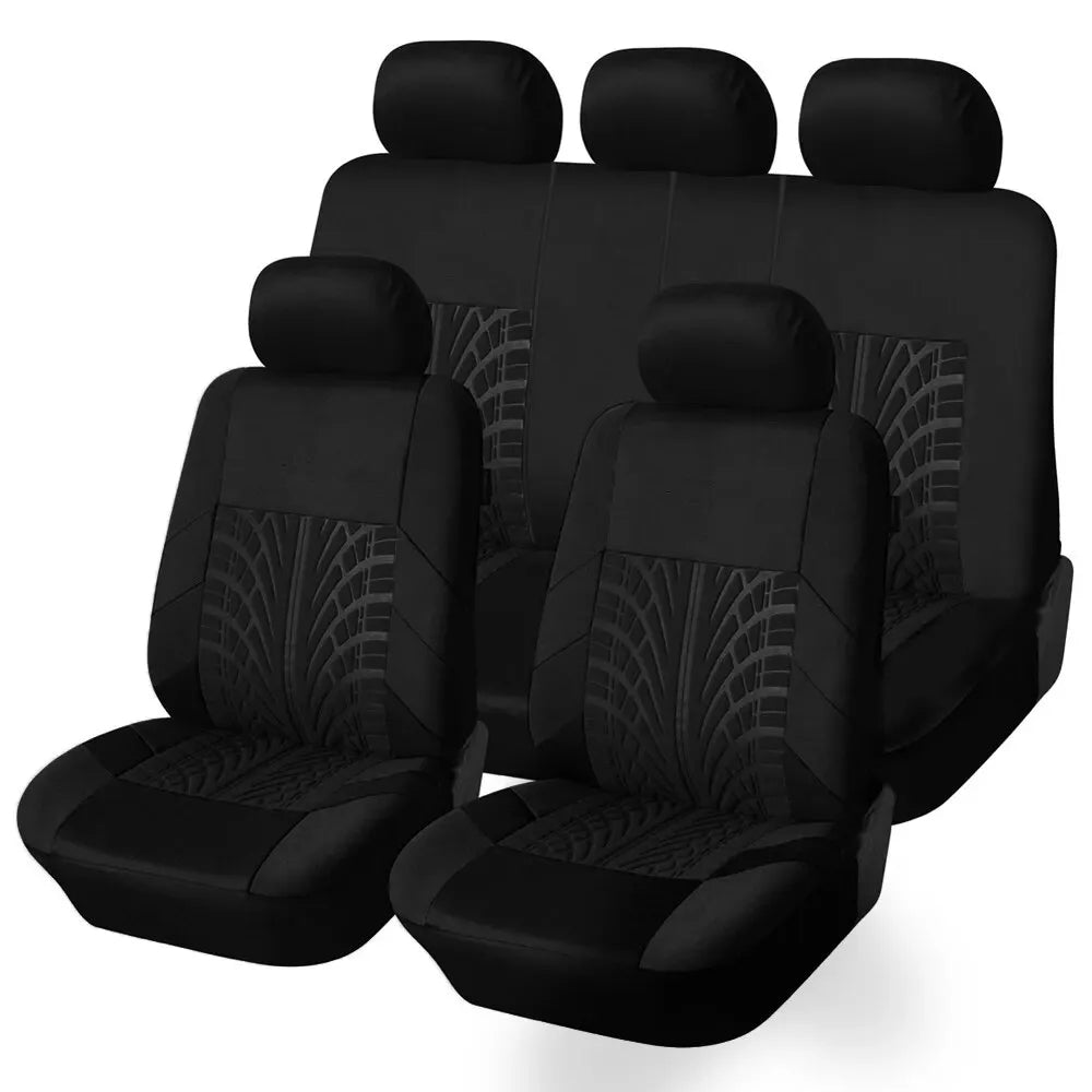PrimeMotors Universal Car Seat Covers | Anti-Slip, Breathable, All-Season Protection
