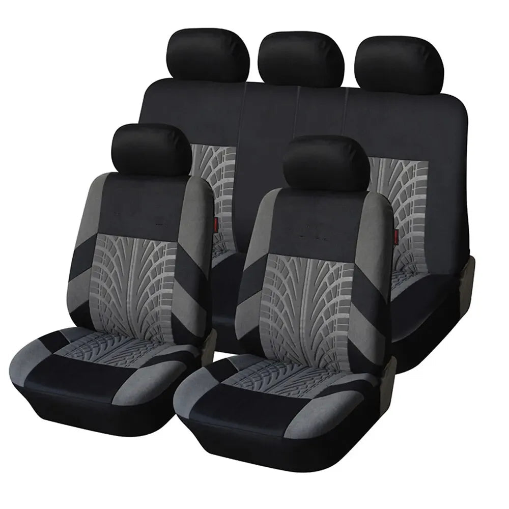 PrimeMotors Universal Car Seat Covers | Anti-Slip, Breathable, All-Season Protection