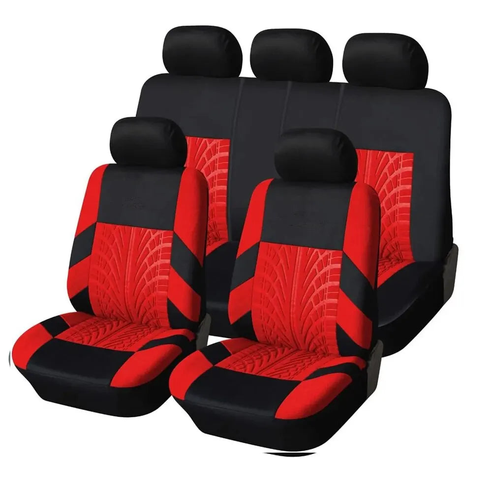 PrimeMotors Universal Car Seat Covers | Anti-Slip, Breathable, All-Season Protection